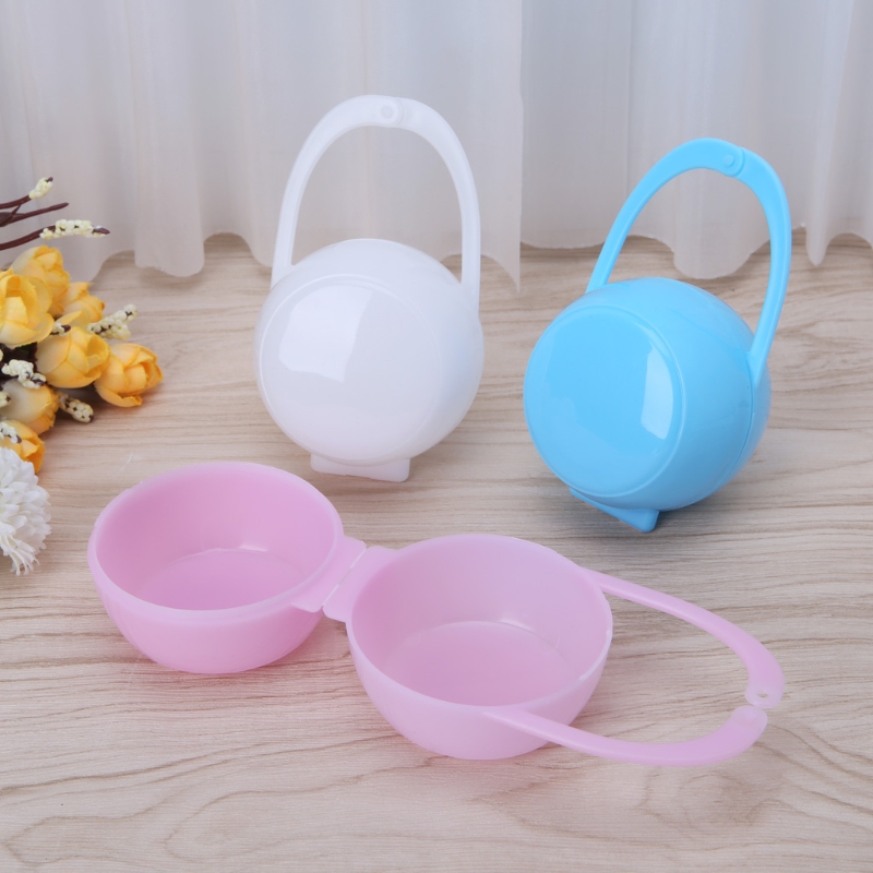 Food Storage Safe - 赤ちゃん用おしゃぶりホルダー,無地,ポータブル,旅行用,a2ub
