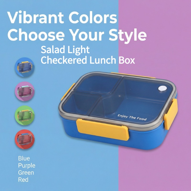 Food Storage Drawer Organizer - カラーリーな漏れ防止弁当箱、多層式食品容器、家庭用携帯ランチボックスセット