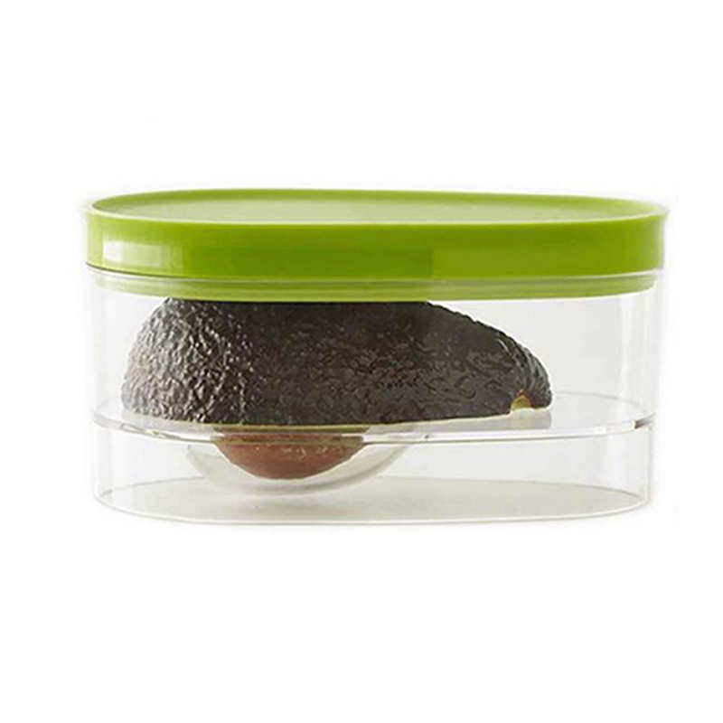 Food Storage And Container - アボカド食品保存ボックス省スペースプラスチックフルーツコンテナ家庭用ツールキッチンクリスパー野菜オーガナイザーバッグ