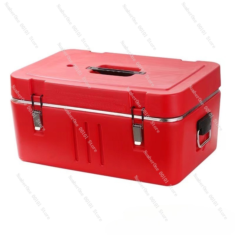 Food Storage Bins - 60Lステンレス製断熱フードトランスポートボックス業務用クーラーウォーマーコンテナポータブルコンパートメント保温庫