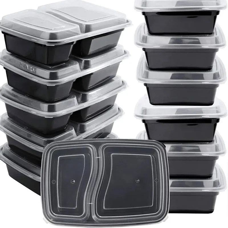 Food Storage Drawer Organizer - 10 セット使い捨て食品ボックス蓋付き電子レンジ食品保存ボックスキッチン冷蔵庫保存容器耐久性のある積み重ね可能