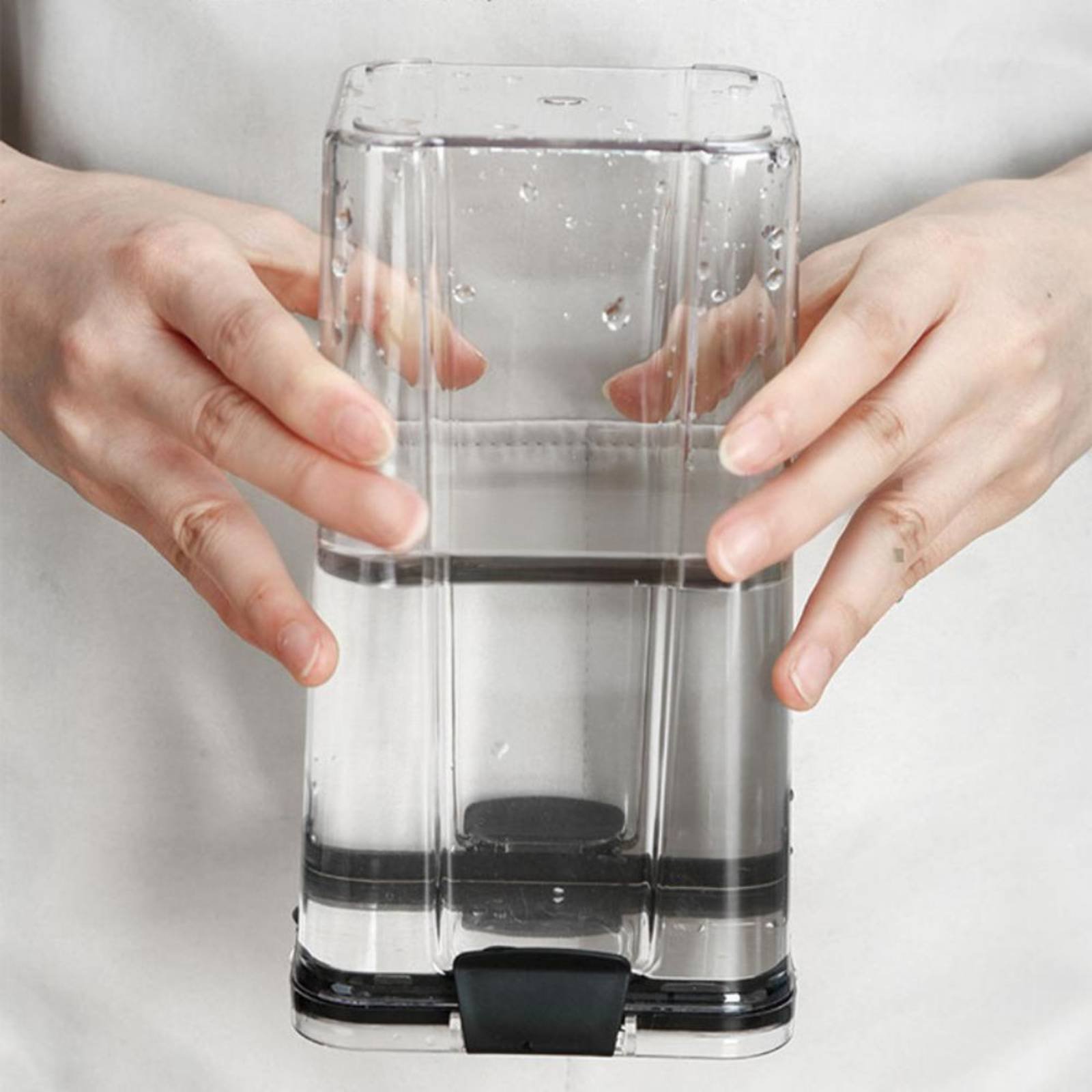 気密食品保存容器、防湿密閉穀物保存瓶、透明プラスチックキャニ - Food Storage And Container のレビューと価格