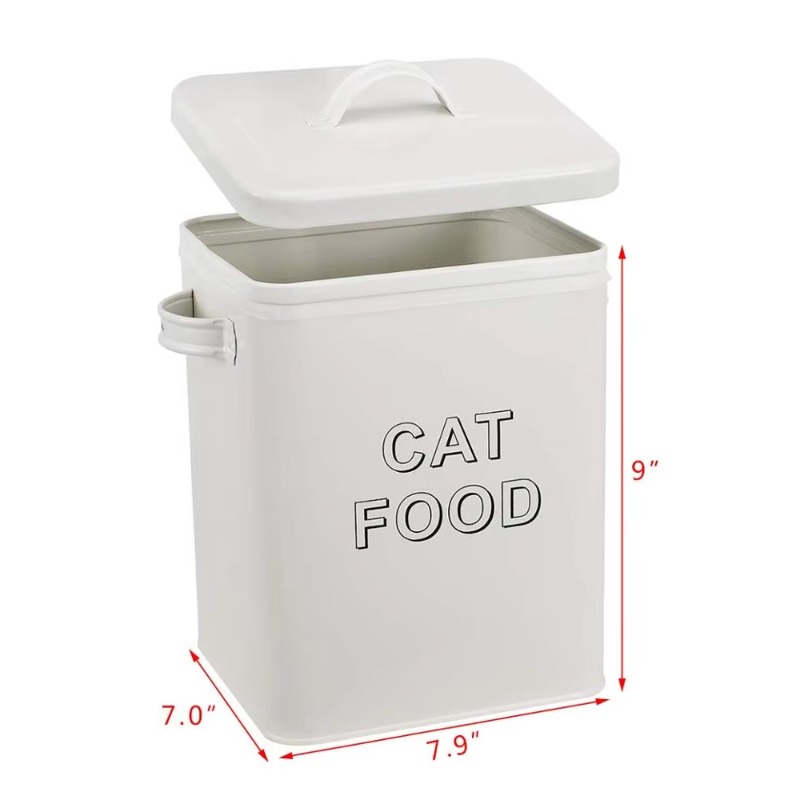 ペット用おやつとフード収納容器、蓋とサービングスクープ付きの - Food Storage Bins のレビューと価格