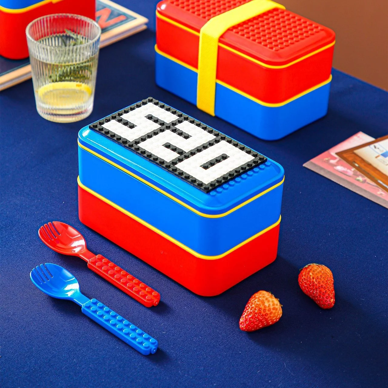 子供のための弁当弁当弁当箱セット,カラフルな食品貯蔵,DIY - Food Storage Building のレビューと価格