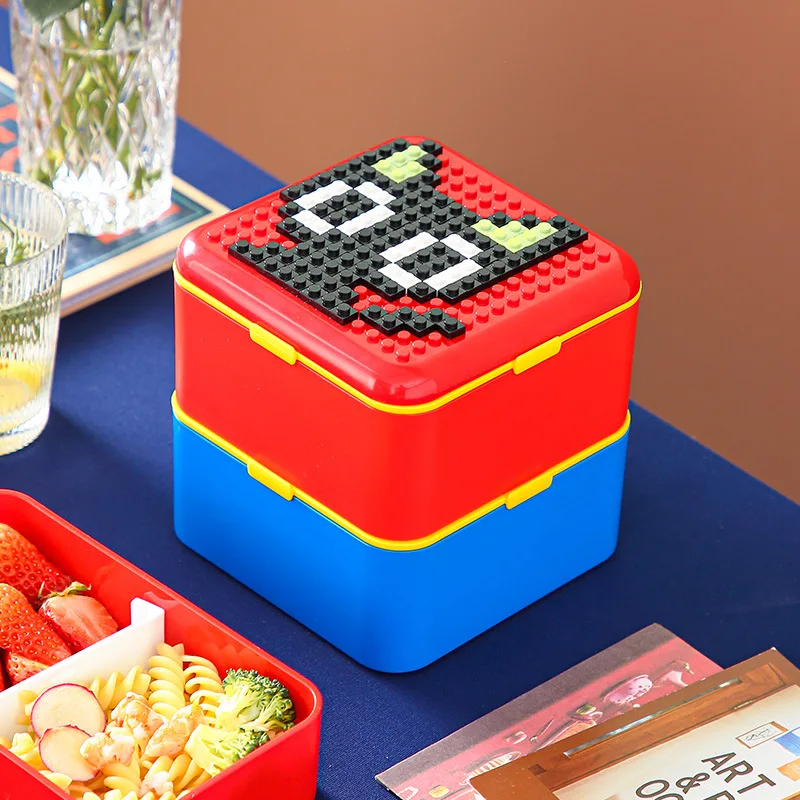子供のための弁当弁当弁当箱セット,カラフルな食品貯蔵,DIY - Food Storage Building のレビューと価格