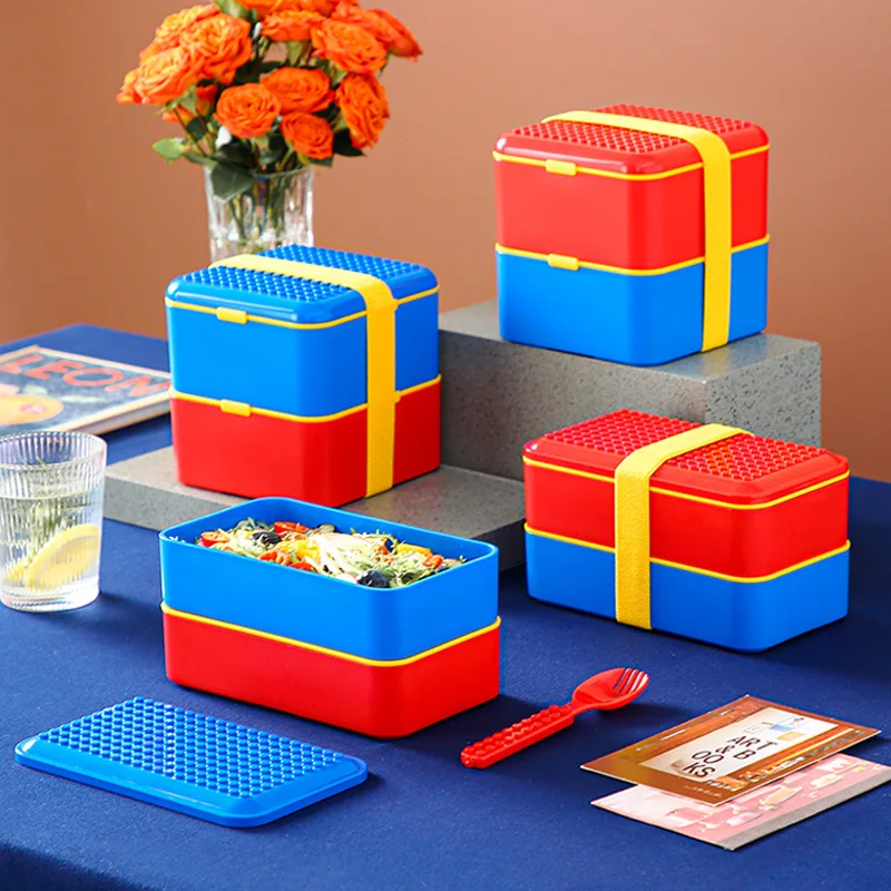子供のための弁当弁当弁当箱セット,カラフルな食品貯蔵,DIY - Food Storage Building のレビューと価格