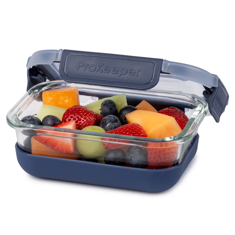 2パック 1.6カップ ガラス製食品保存容器 滑り止めシリコ - Food Storage Design のレビューと価格