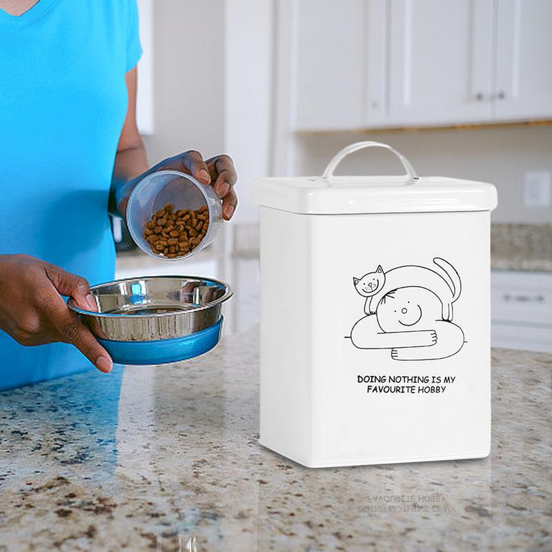 犬のフードストレージコンテナ,蓋とスプーン付きの防水収納容器 - Food Storage Bins のレビューと価格