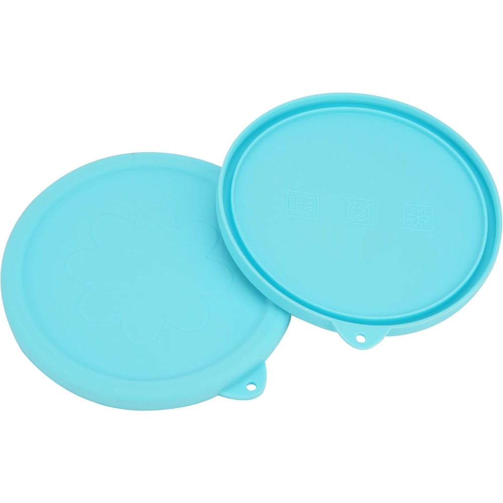 シリコン製蓋 ガラス製ミキシングボウル用 2個セット 小サイ - Food Storage Set Glass のレビューと価格