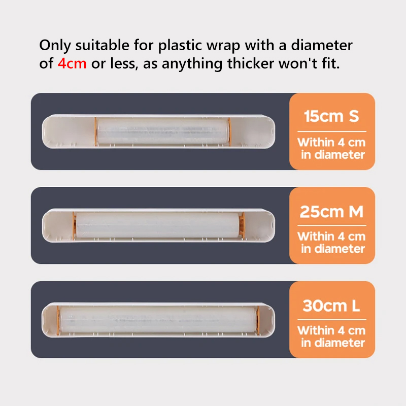 食品フィルムディスペンサー カッター付き磁気プラスチックラッ - Food Storage Cupboard のレビューと価格