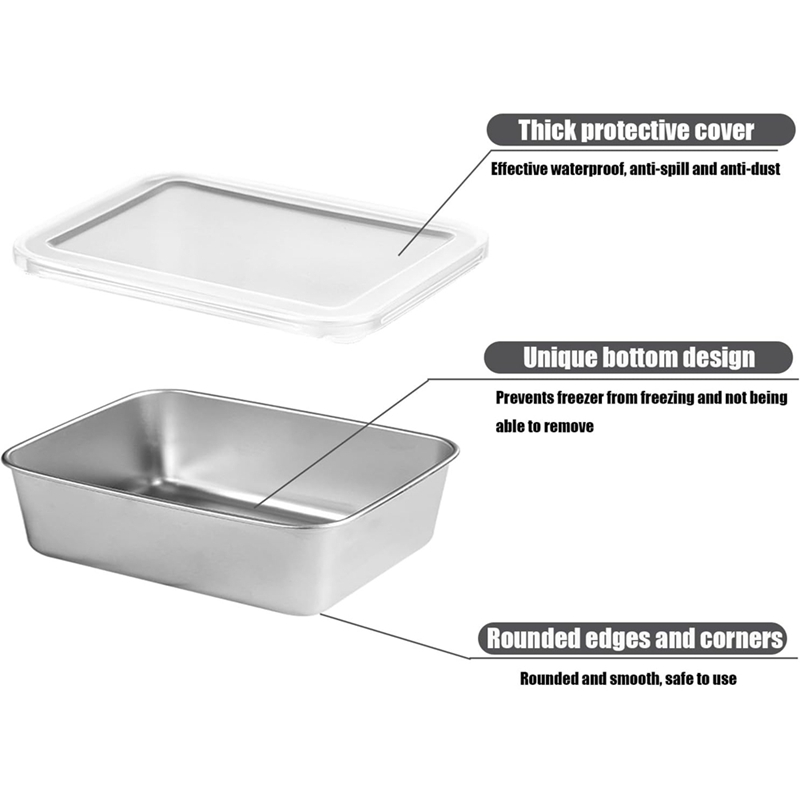 ステンレス製食品保存容器、食品保存弁当箱、漏れ防止シリコン蓋 - Food Storage Safe のレビューと価格