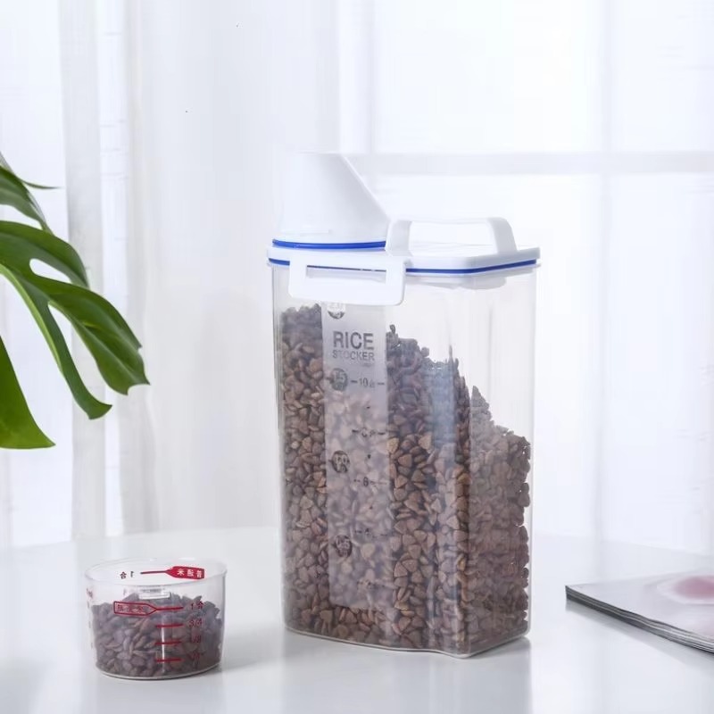 ホットセール！エコフレンドリーなプラスチック製ペットフード収 - Food Storage Bins のレビューと価格