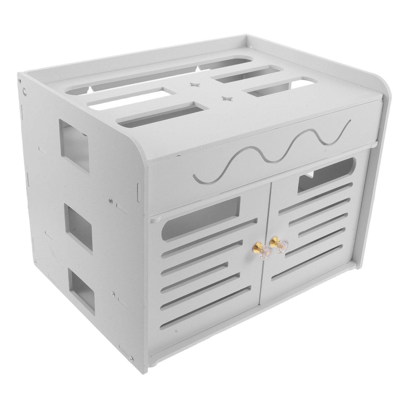 3層WiFiルーター収納ボックス ワイヤレスルーターオーガナ - Food Storage Organizer のレビューと価格