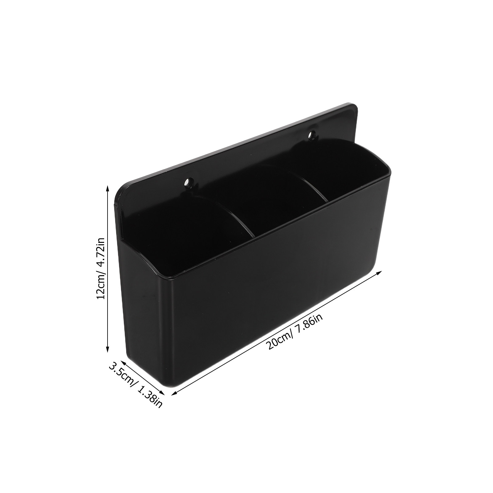 3グリッド壁掛けリモコンホルダー粘着式収納ボックス多機能エア - Food Storage Organizer のレビューと価格