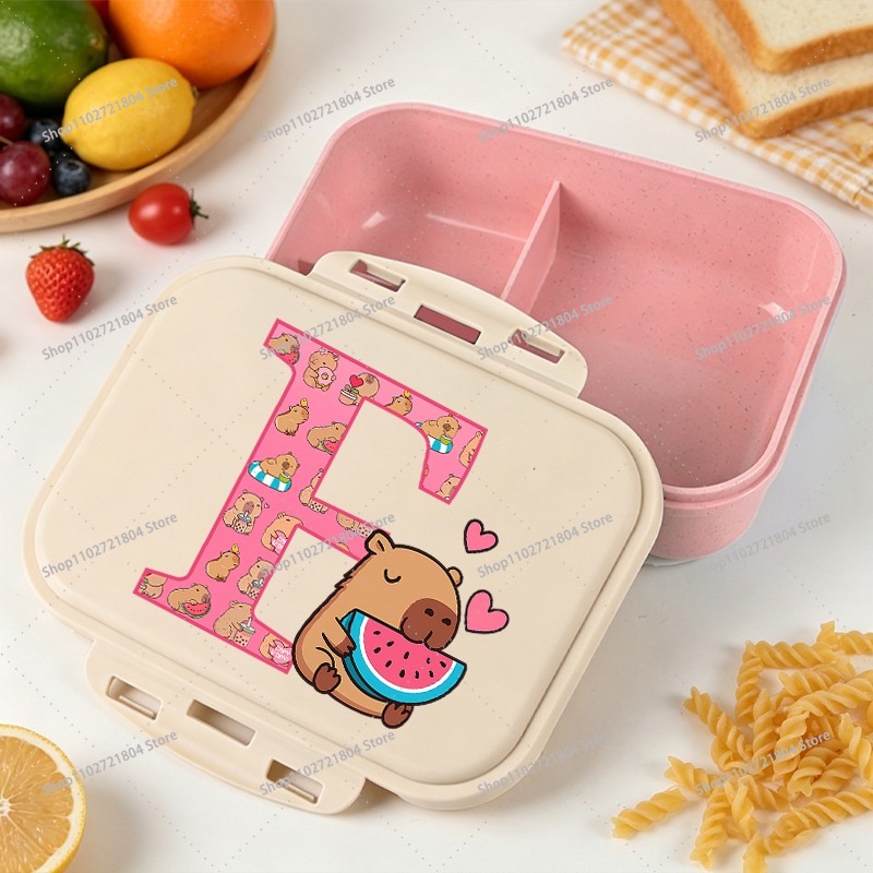 カピバラ大容量弁当箱 男の子 女の子向け アニメ漫画プリント - Food Storage Cupboard のレビューと価格