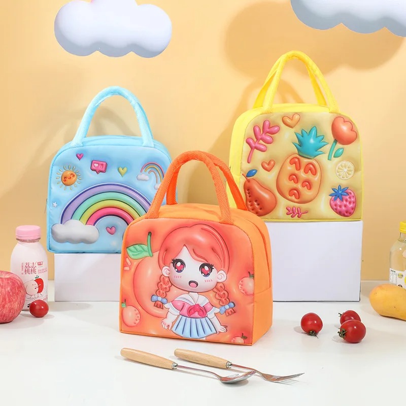 子供用ランチバッグ 3D漫画フード収納バッグ キッズ用 厚手 - Food Storage Cupboard のレビューと価格