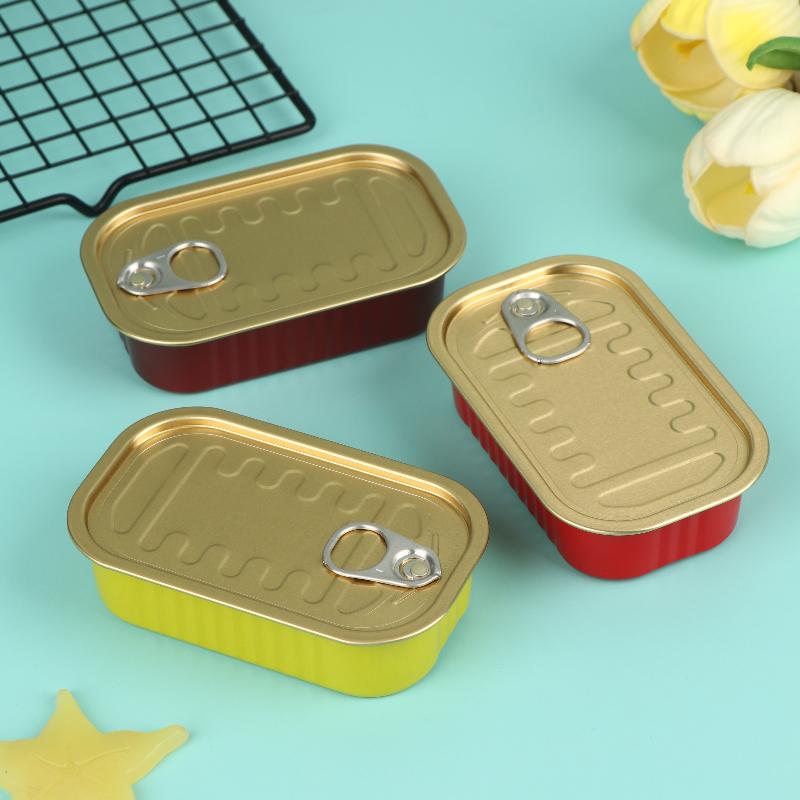 2個入り長方形ミニ密閉金属製収納ボックス、プルリング付き蓋、 - Food Storage Organizer のレビューと価格