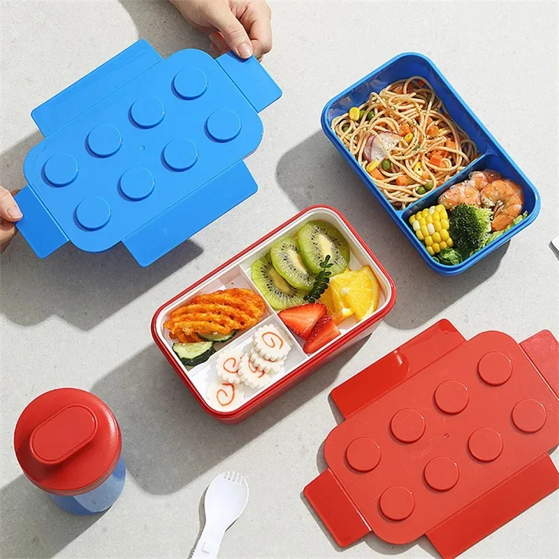 ランチボックス DIY 組み立てブロック ポータブル モジュ - Food Storage Building のレビューと価格