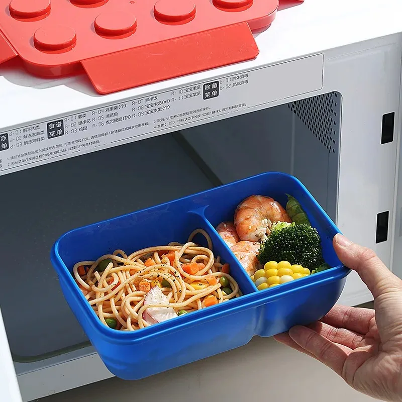 ランチボックス DIY 組み立てブロック ポータブル モジュ - Food Storage Building のレビューと価格