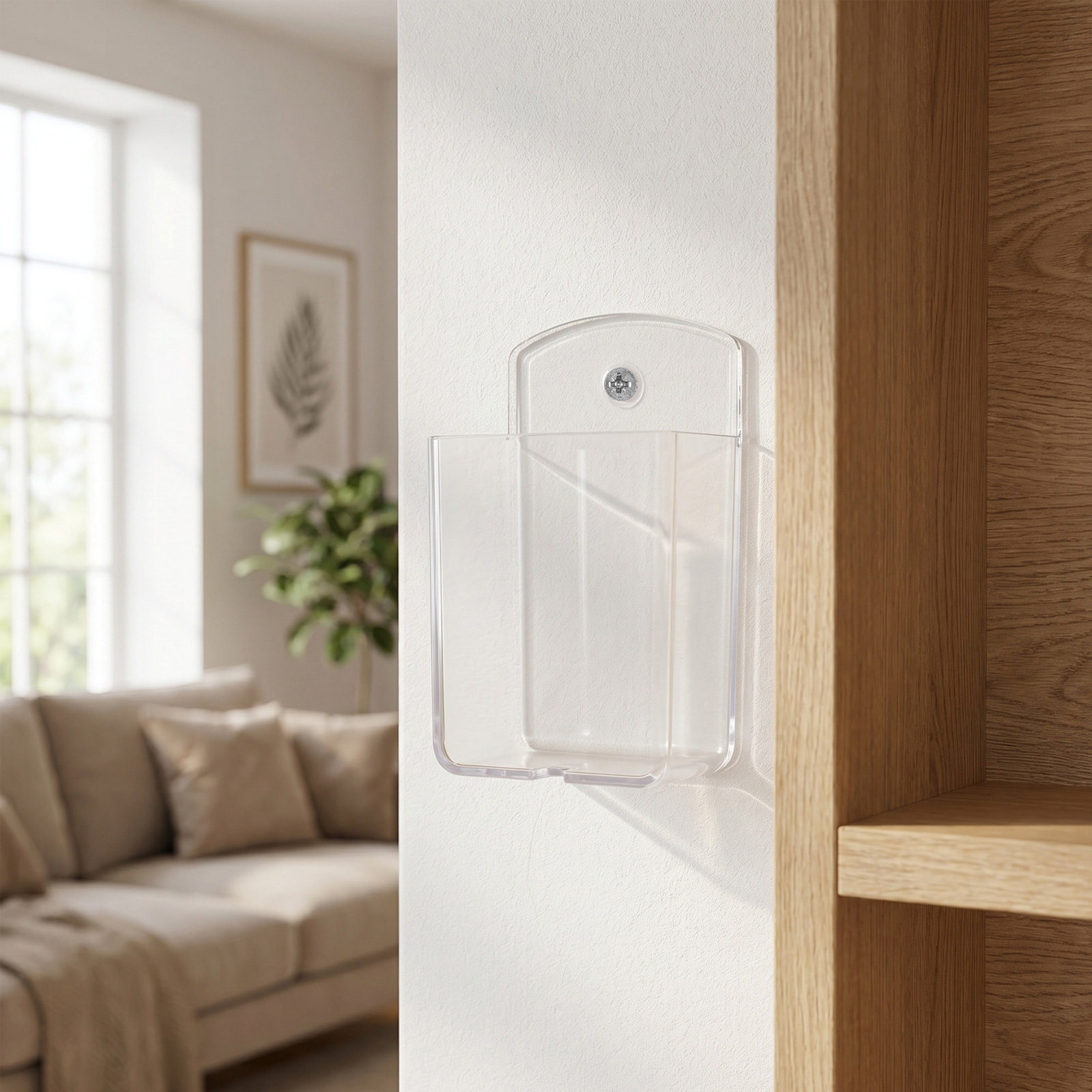 リモコンホルダー 壁掛け 3.9x2.5x1.2インチ プラ - Food Storage Organizer のレビューと価格