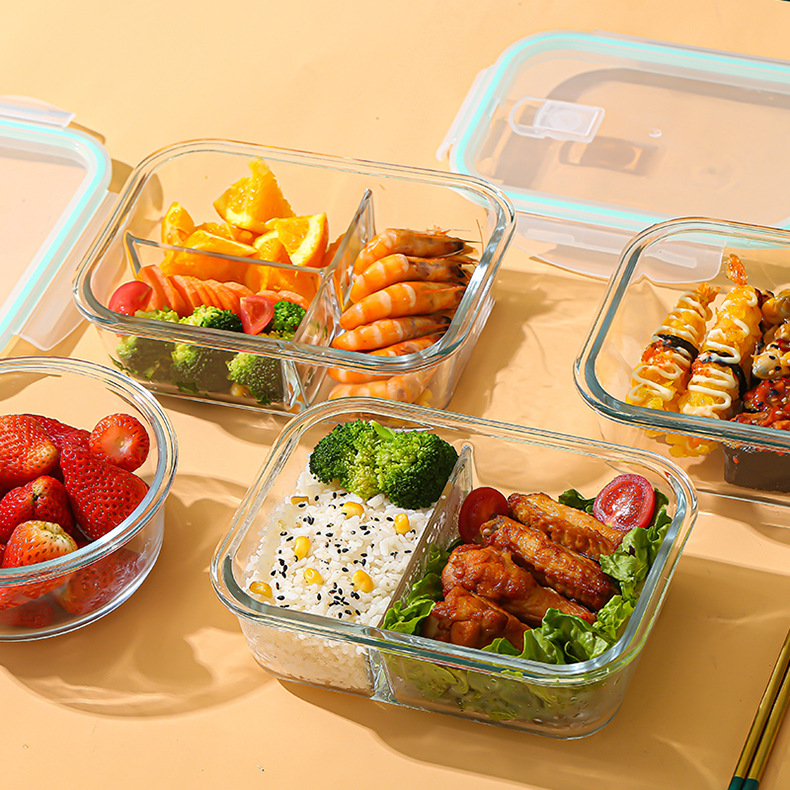 ガラス製鮮度保持容器 高硼珪酸耐熱電子レンジ対応弁当箱 冷蔵 - Food Storage Cupboard のレビューと価格