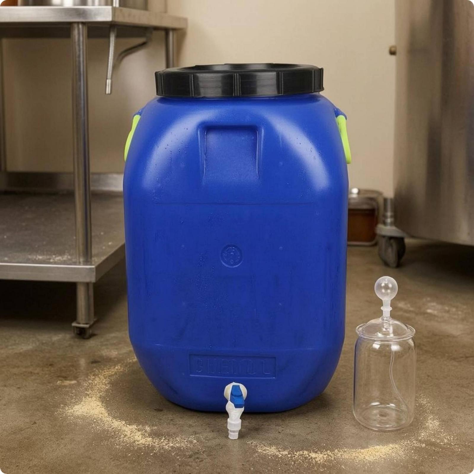 食品グレードのプラスチック製収納バレル、耐久性のある厚みのあ - Food Storage And Container のレビューと価格