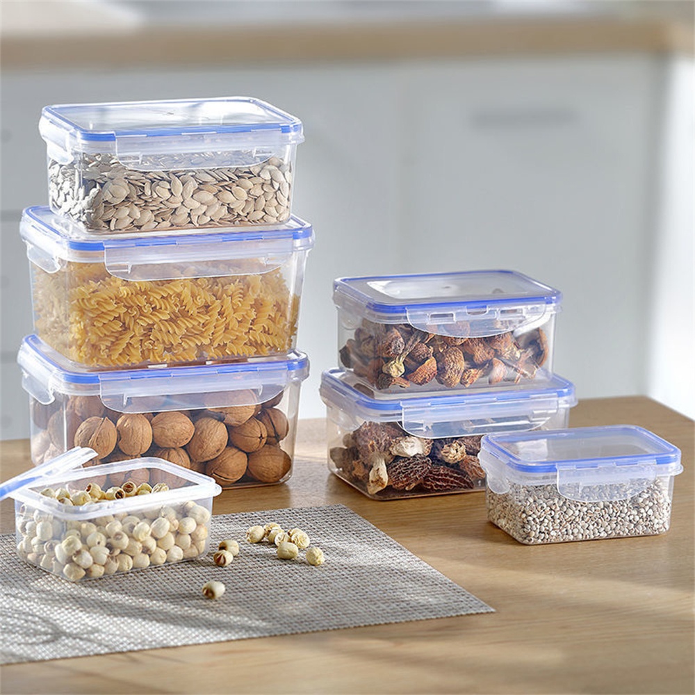 1/4パック食品保存容器 透明キッチン整理ボックス 蓋付き  - Food Storage Drawer Organizer のレビューと価格