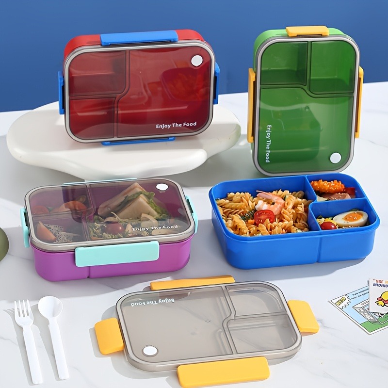 カラーリーな漏れ防止弁当箱、多層式食品容器、家庭用携帯ランチ - Food Storage Drawer Organizer のレビューと価格