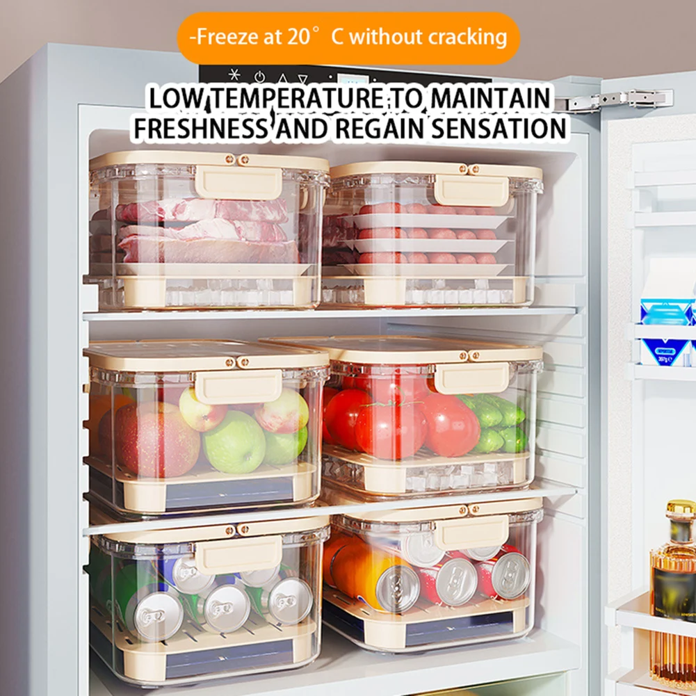 ポータブル食品保存容器 大容量 気密鮮度ボックス 排水プレー - Food Storage Cupboard のレビューと価格