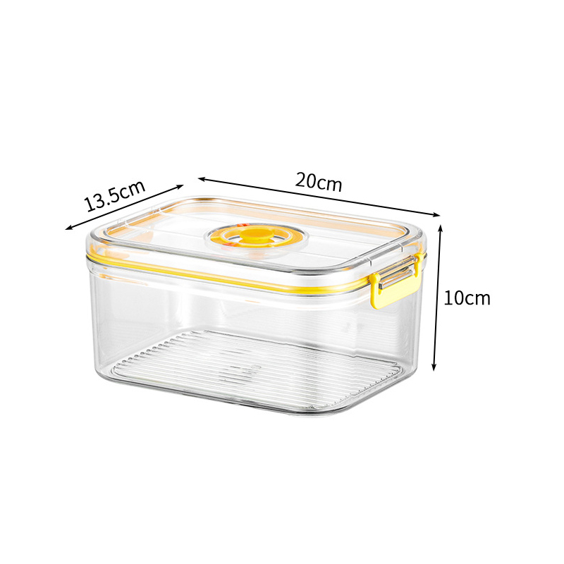 真空鮮度保持ボックス冷蔵庫密閉キャニスターウォーマー透明食品 - Food Storage Drawer Organizer のレビューと価格