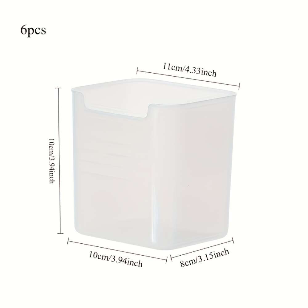 ハンドル付き透明冷蔵庫収納ビン6個、冷蔵庫&キッチンカウンタ - Food Storage Bins のレビューと価格