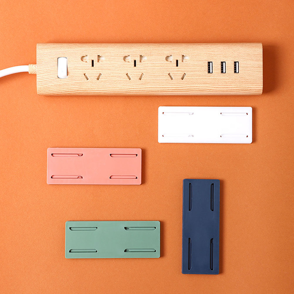 4個入りプラグオーガナイザー、粘着式電源タップホルダー、粘着 - Food Storage Organizer のレビューと価格