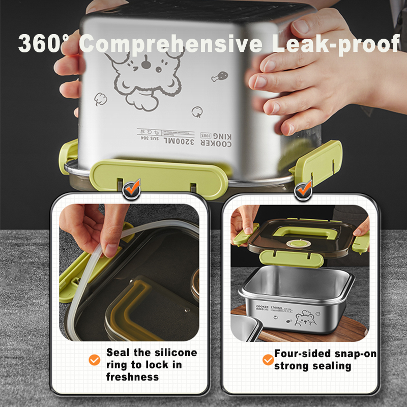 COOKER KING 420ml-6200ml 大容量ステ - Food Storage Safe のレビューと価格