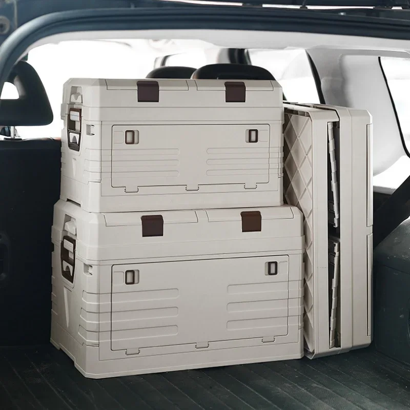 車用収納ビン アウトドア キャンプ用 折りたたみ式収納ボック - Food Storage Drawer Organizer のレビューと価格