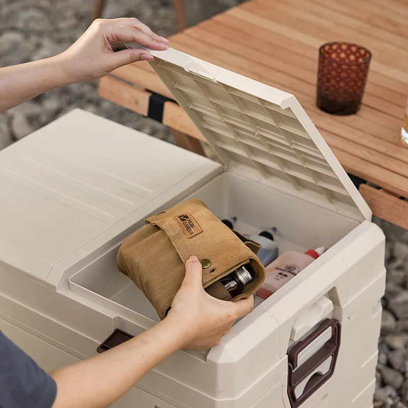 車用収納ビン アウトドア キャンプ用 折りたたみ式収納ボック - Food Storage Drawer Organizer のレビューと価格