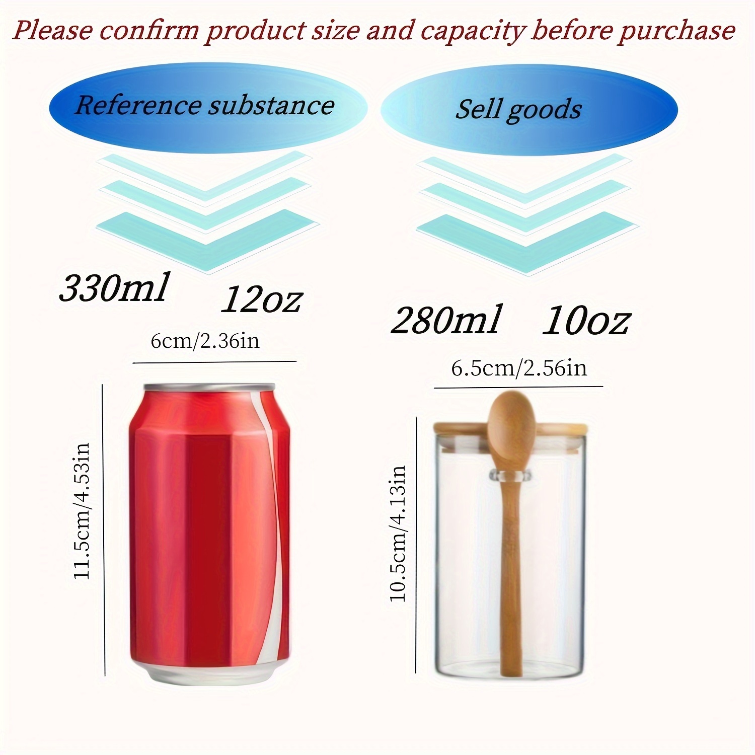 280ml キャンディジャー、ビスケットジャー、竹製密閉蓋と - Food Storage Set Glass のレビューと価格