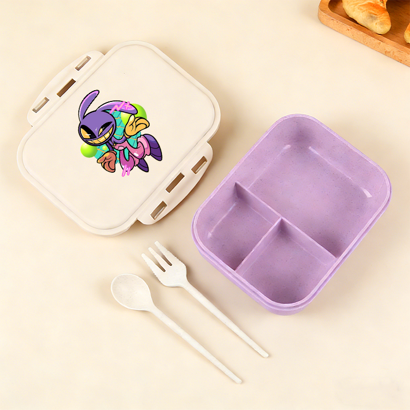 アニメアメージングデジタルサーカスランチボックスポータブル弁 - Food Storage Drawer Organizer のレビューと価格