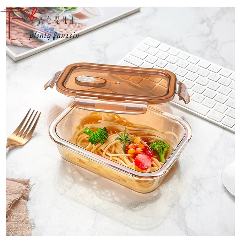 ガラス製鮮度保持ボックス、電子レンジ加熱専用弁当箱、蓋付きラ - Food Storage Set Glass のレビューと価格