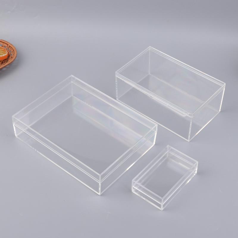 厚みのある長方形アクリル収納ボックス高透明食品ギフト包装植物 - Food Storage Cupboard のレビューと価格