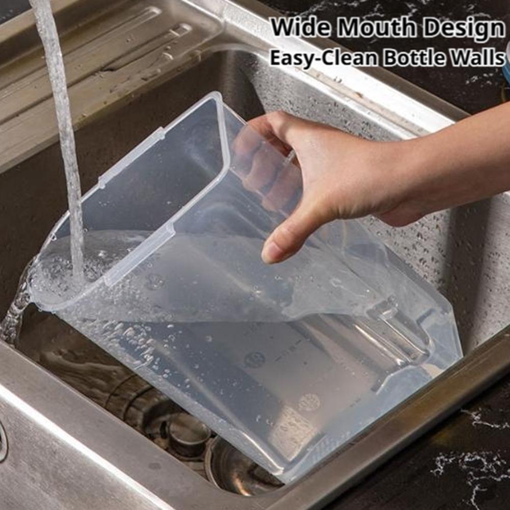 プラスチック製ペットフード保存容器 計量カップ付き 耐久性が - Food Storage Bins のレビューと価格