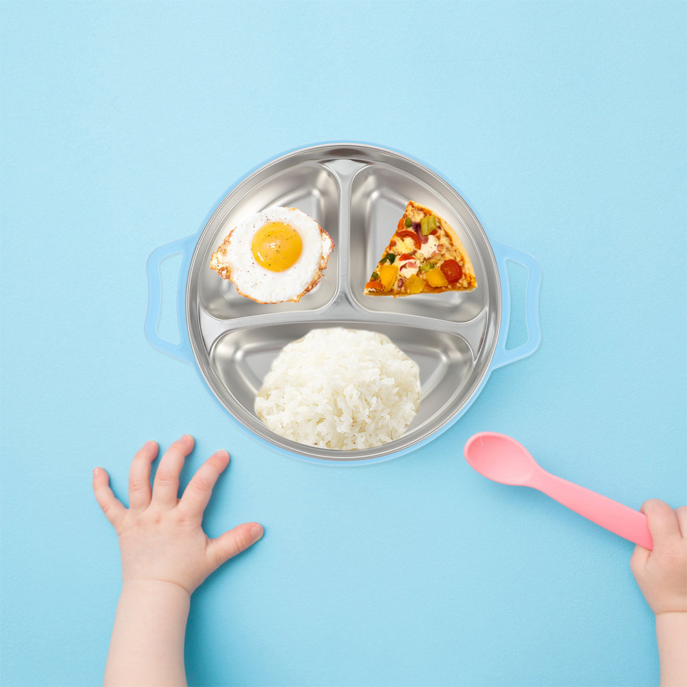 分割式食品保存容器 ステンレス製 子供用サービングディッシュ - Food Storage Safe のレビューと価格