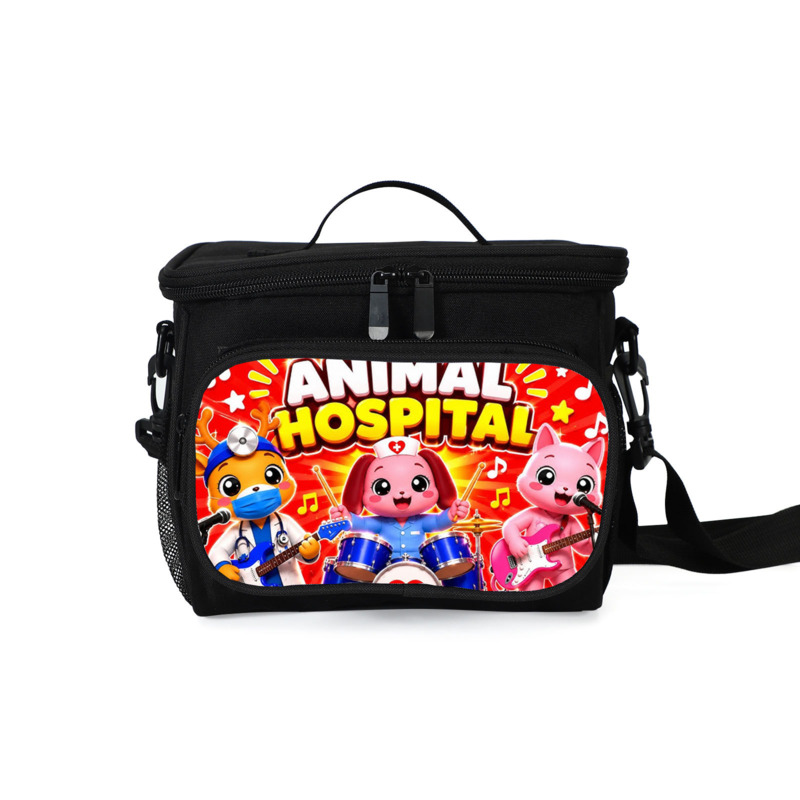 断熱ランチバッグクーラートート動物病院漫画ランチボックス子供 - Food Storage Cupboard のレビューと価格