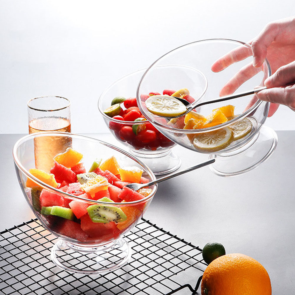 斜めデザインのサラダボウル、和風多目的デザート・食品保存容器 - Food Storage Design のレビューと価格