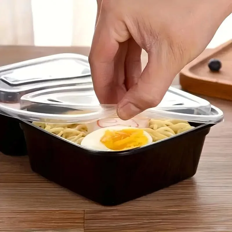 10 セット使い捨て食品ボックス蓋付き電子レンジ食品保存ボッ - Food Storage Drawer Organizer のレビューと価格