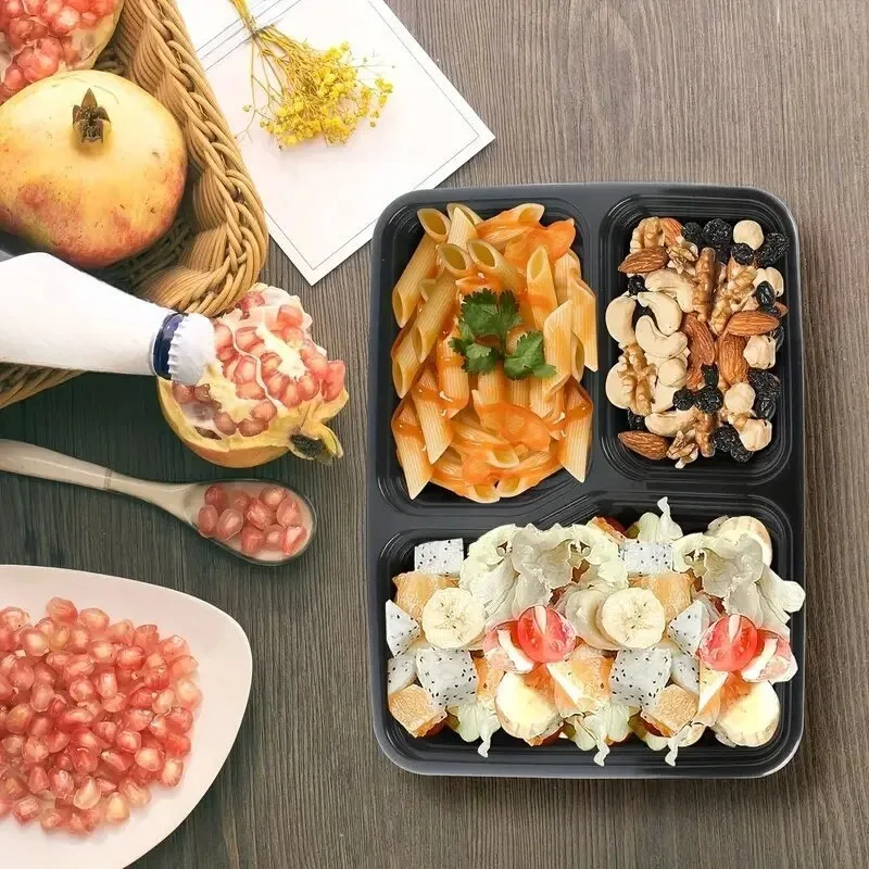 10 セット使い捨て食品ボックス蓋付き電子レンジ食品保存ボッ - Food Storage Drawer Organizer のレビューと価格