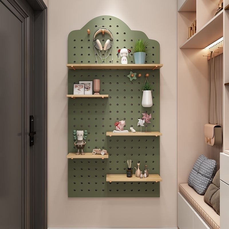 木製キャビティボードウォールシェルフ装飾ディスプレイラック収 - Food Storage Organizer のレビューと価格