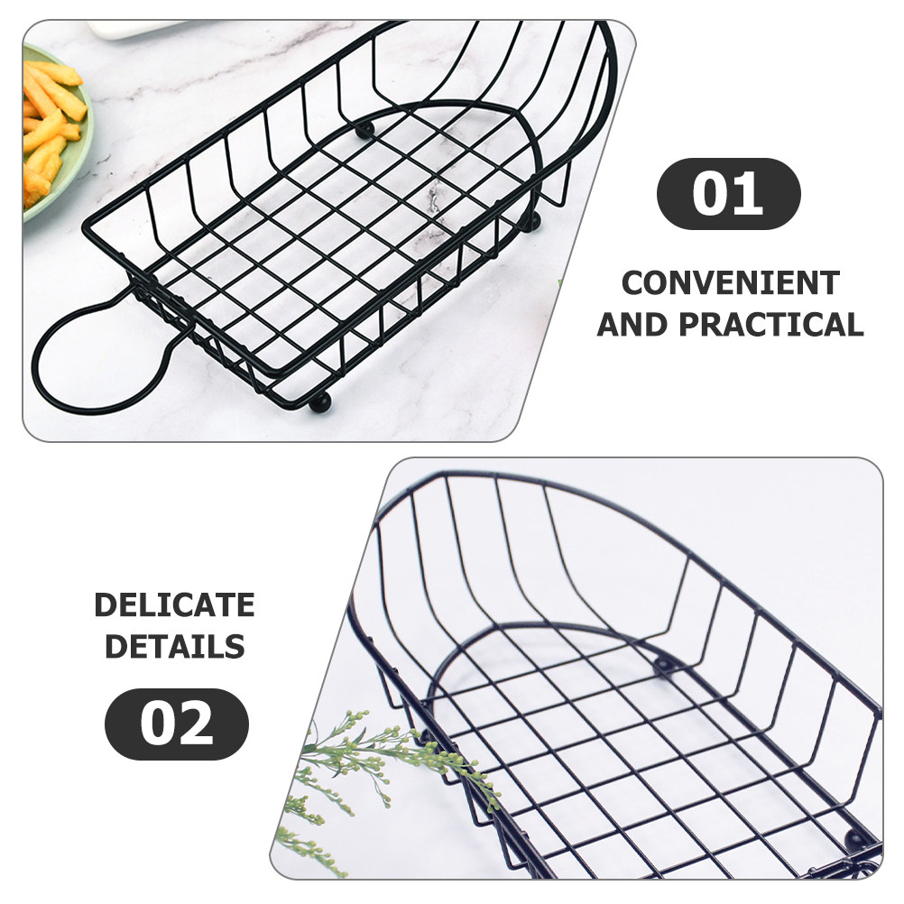 2個入り再利用可能なフライバスケット、丈夫で軽量な鉄製で長期 - Food Storage Building のレビューと価格